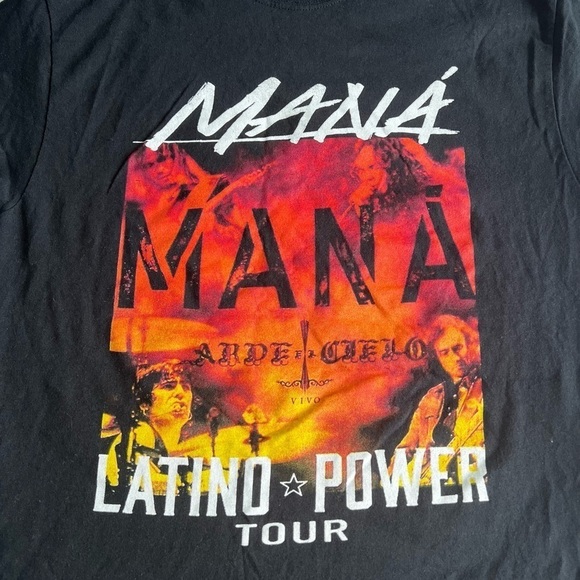 Mana Latino Power Tour Tee Size Medium - Picture 2 of 5